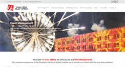 Desktop Screenshot of gulfarena.com